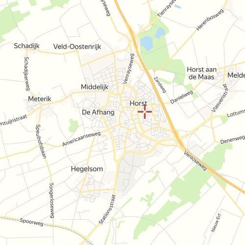 Losliggend dakleer op plat dak in Horst